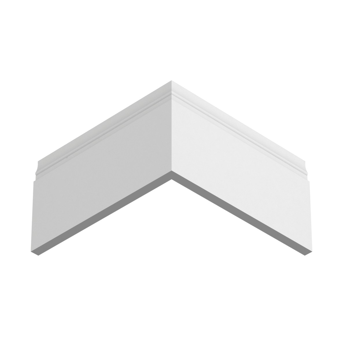 Плинтус крашеный Ultrawood Base белый 5214 p 2000×133×12